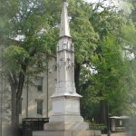 Confederate monument in downtown Athens