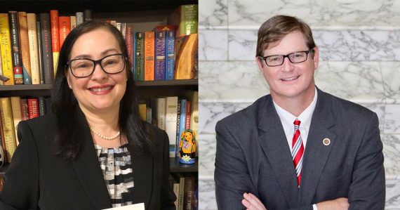Deborah Gonzalez and Brian Patterson, candidates for DA