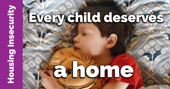 A child sleeping in bed