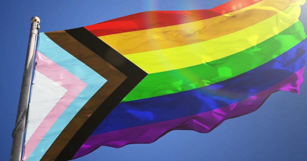 Rainbow progress flag