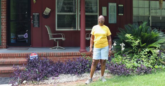 Barbara Daniel at her home in Lexington Heights