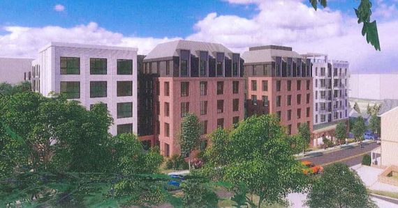 A proposed apartment complex at 155 Mitchell Street