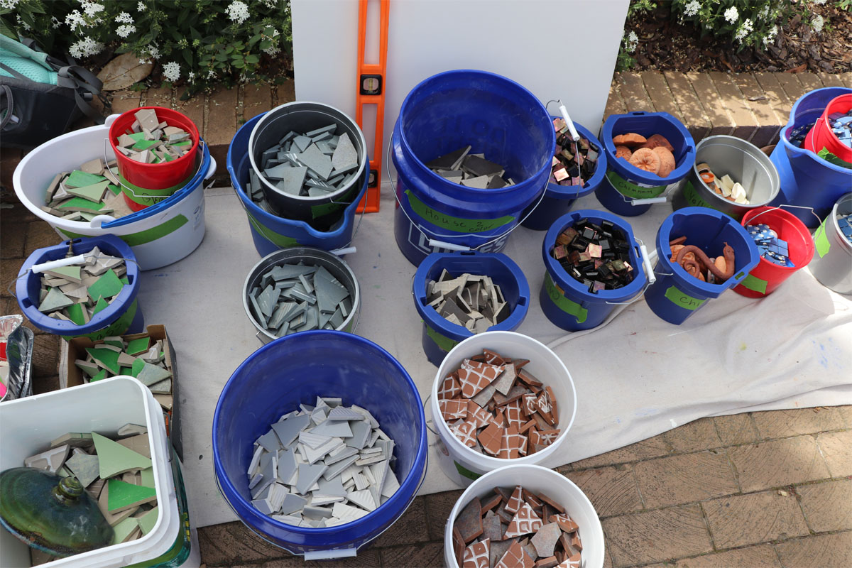 Pieces for the Linnentown mosaic