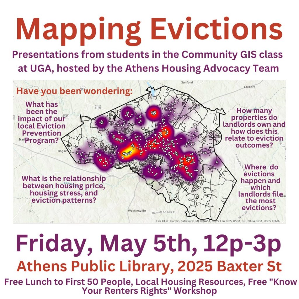 Mapping evictions: a community meeting