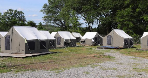 The First Step homeless encampment