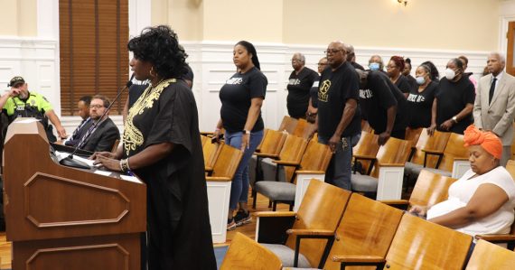 The Pittard Road stakeholders speak at the August 1, 2023 mayor and commission meeting
