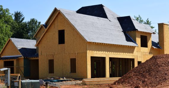 house being constructed