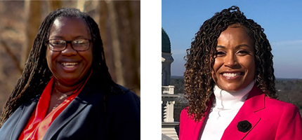 Rashe Malcolm and Stephanie Johnson