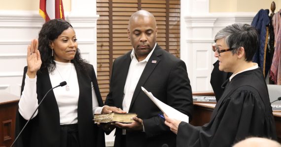 Stephanie Johnson sworn-in as ACC Commissioner
