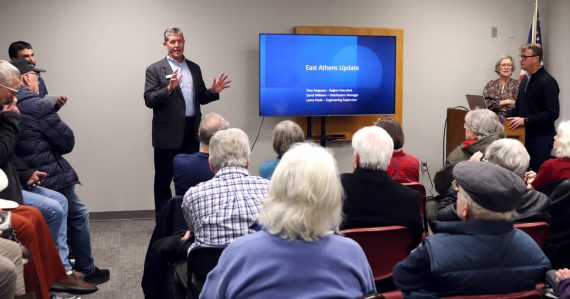 Georgia Power rep speaks at townhall