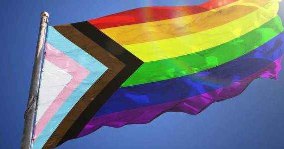 Rainbow progress flag