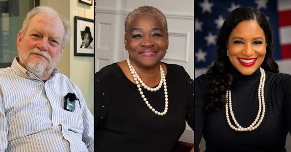 Barry Irwin, Ovita Thornton and Tracy Smith
