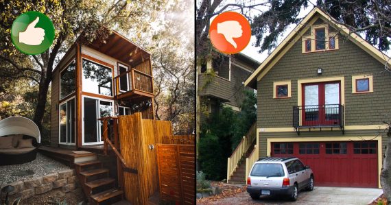 tiny house and an ADU